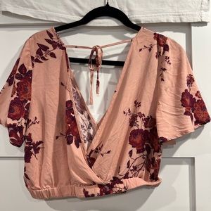 BAND OF GYPSIES cropped shirt